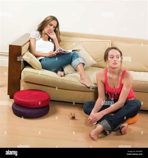 two girls sitting on brown couch porn|two girls on couch Search